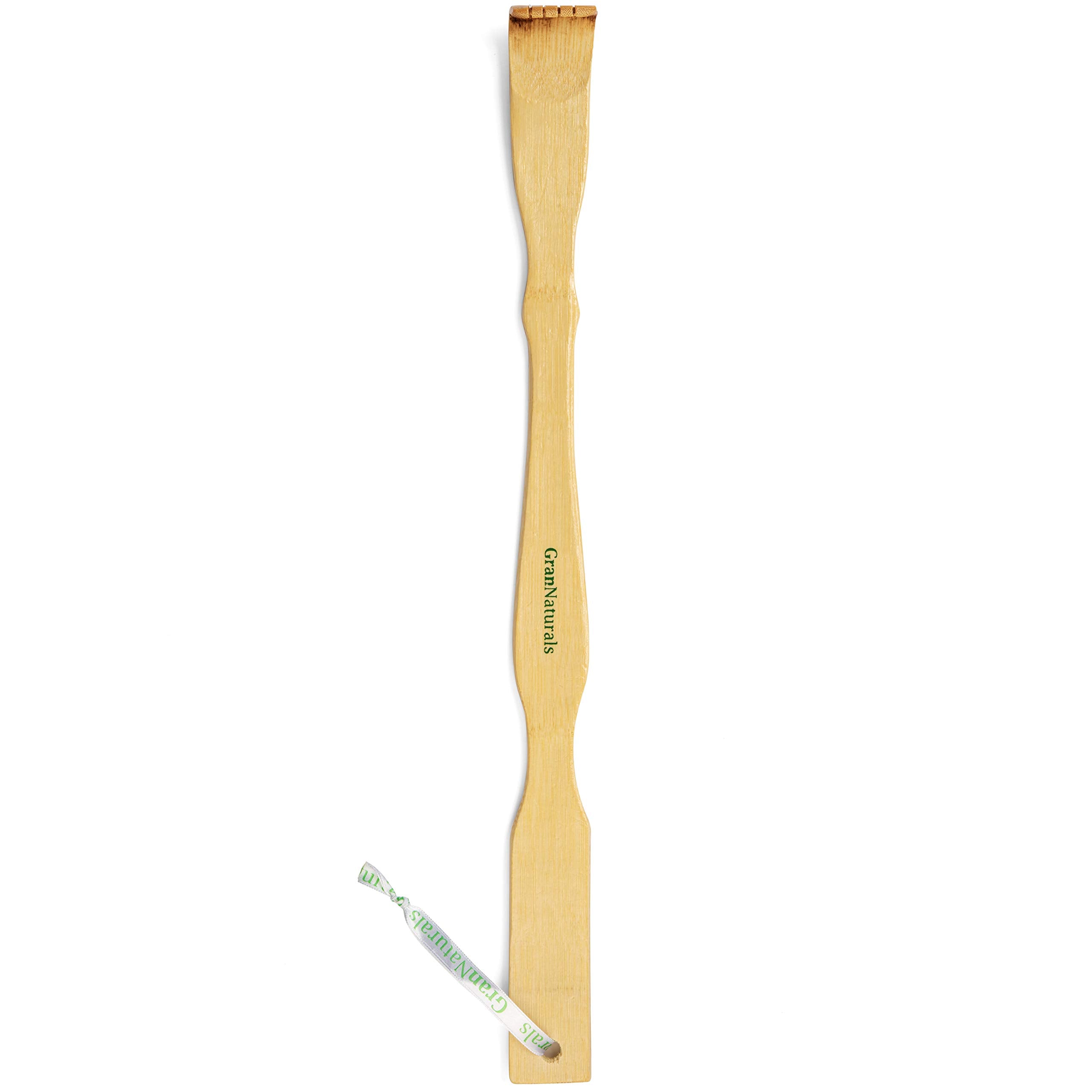 GranNaturals Bamboo Back Scratcher - Long Wooden Claw for Scratching Hard-to-Reach Itchy Spot - Lightweight Therapeutic Massage 