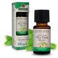 Natures Answer USDA Organic Tea Tree Essential Oil, 100% Pure | Natural Aromatherapy Oil for Diffuser/Humidifier, Steam Distille