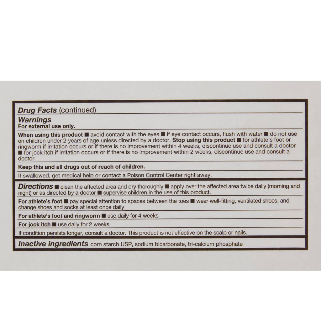 Micro-Guard 2% Miconazole Nitrate Powder Antifungal 3 oz. Shaker Bottle 12 Ct