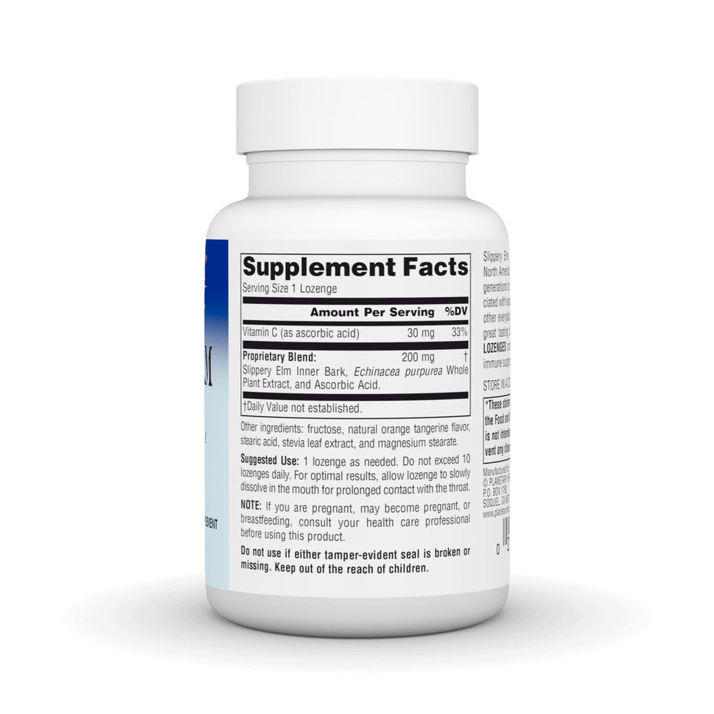 Planetary Herbals Slippery Elm Lozenges, 100 Count