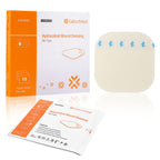 Hydrocolloid Bandage, Hydrocolloid Wound Dressing Thin Type 4 x 4 for Light Exudate Wound, Pressure Ulcer, Bed Sore, Surgica