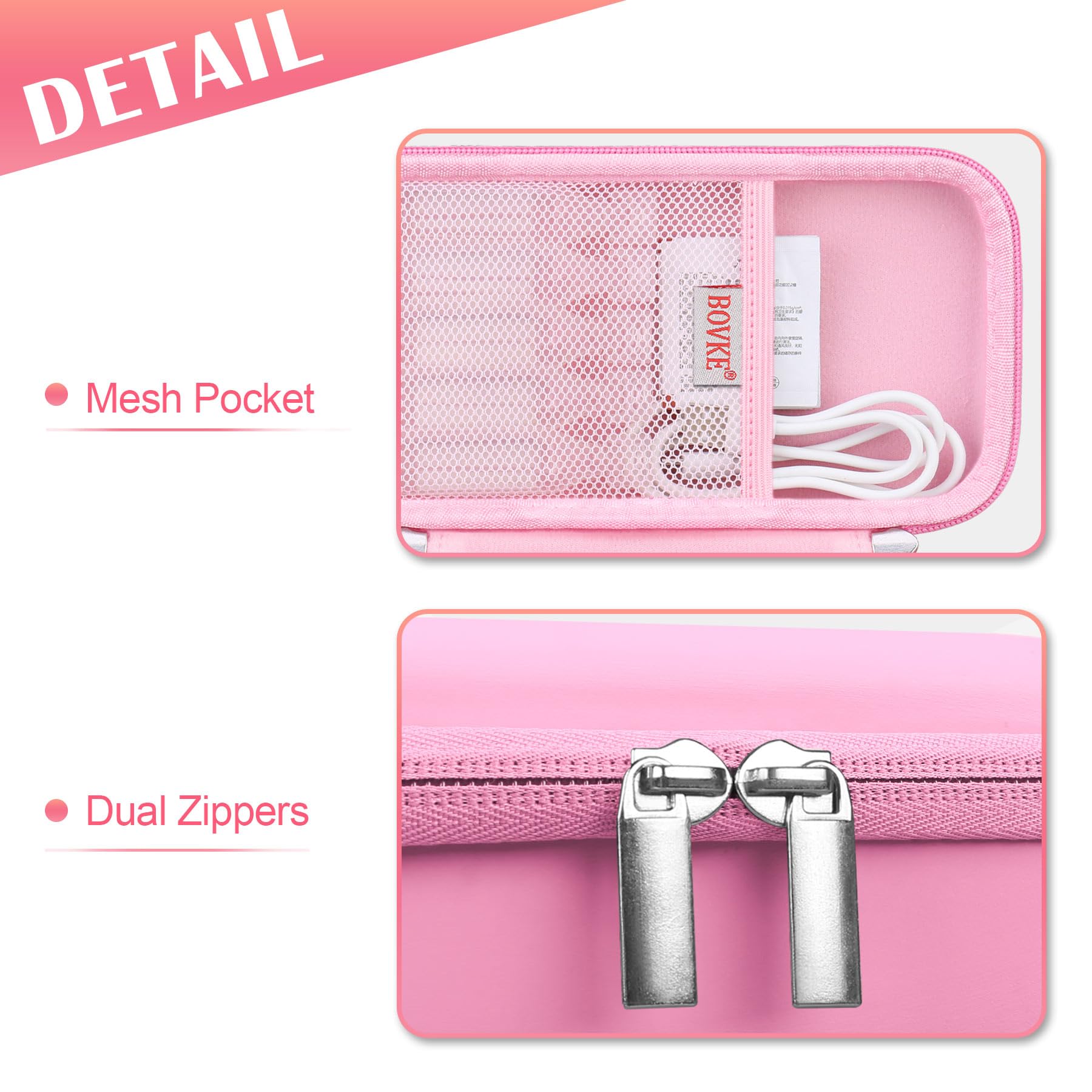 BOVKE Carrying Case for Handheld Electric Nebulizer for Adults and Kids, Inhaler Spacer Bag, Portable Electric Nebulizer Asthma