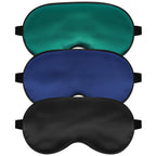 Silk Sleep Mask for Sleeping with Adjustable Strap, Satin Blackout for Men&Women, Comfortable Blindfold Eyeshade for Night Sleep