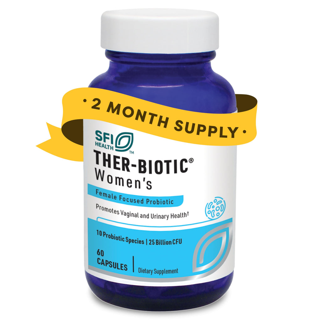 Klaire Labs SFI Health Ther-Biotic Womens - Vaginal Probiotics for Women - Support Healthy Acidic Vaginal pH Balance & Comfort 