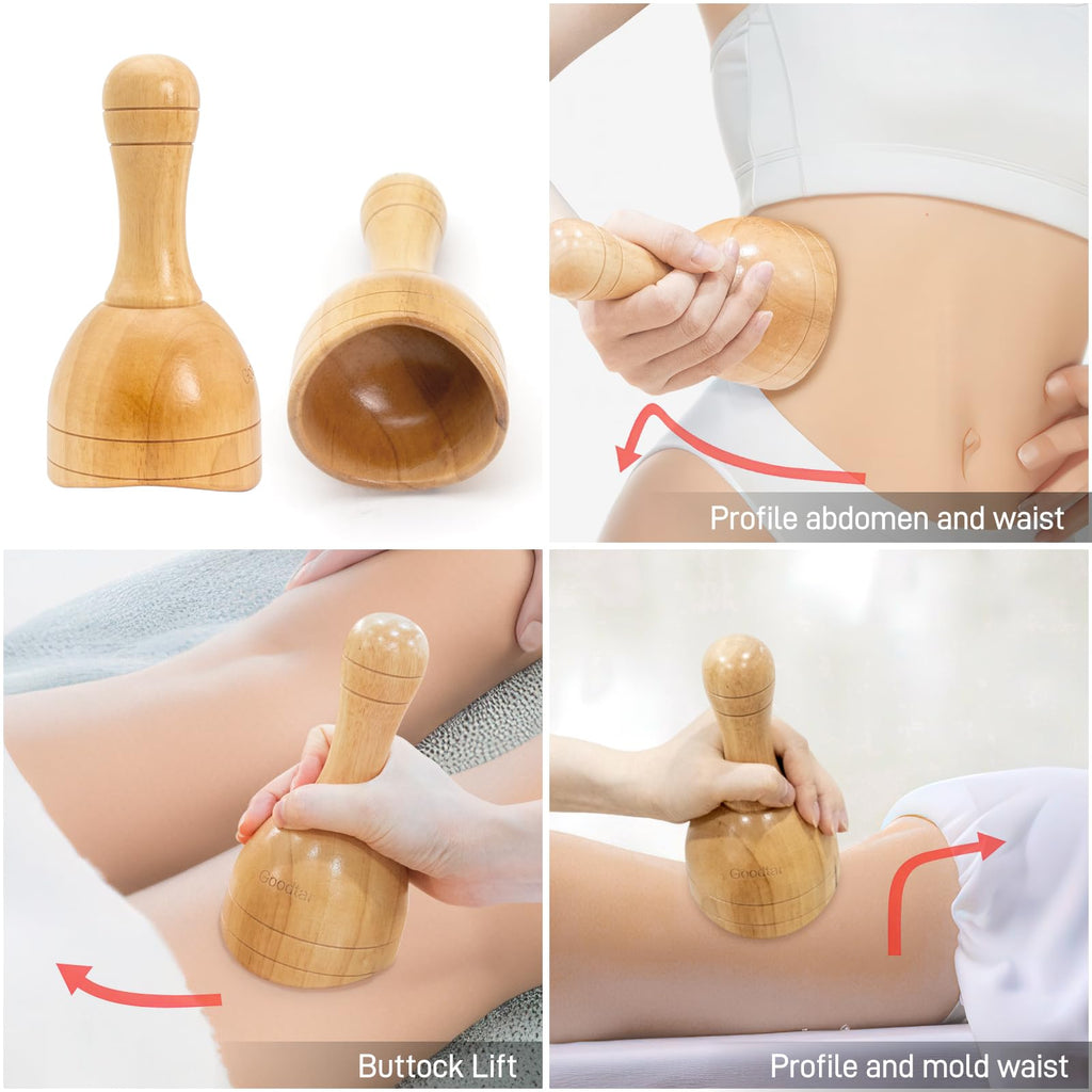 Goodtar Wood Therapy Massage Cellulite Large Cup Body Contour Maderoterapia