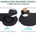 NEWVANGA Sleep Mask for Back and Side Sleeper, Block Out Light, Sleeping Eye Mask of 3D Night Blindfold, Zero Eye Pressure Ultra