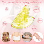 Sherr 12 Pcs Gua Sha Facial Tools Resin Heart Shaped Massage Guasha Tool for Face Guasha Board for Face Body Skin Massage Spa Ac