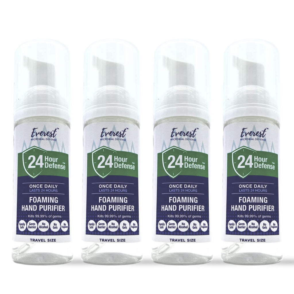 24 Hour Defense Foaming Hand Sanitizer | Kills 99.99% Of Germs | Stays Effective Throughout Hand Washings For 24 Hours Of Lastin