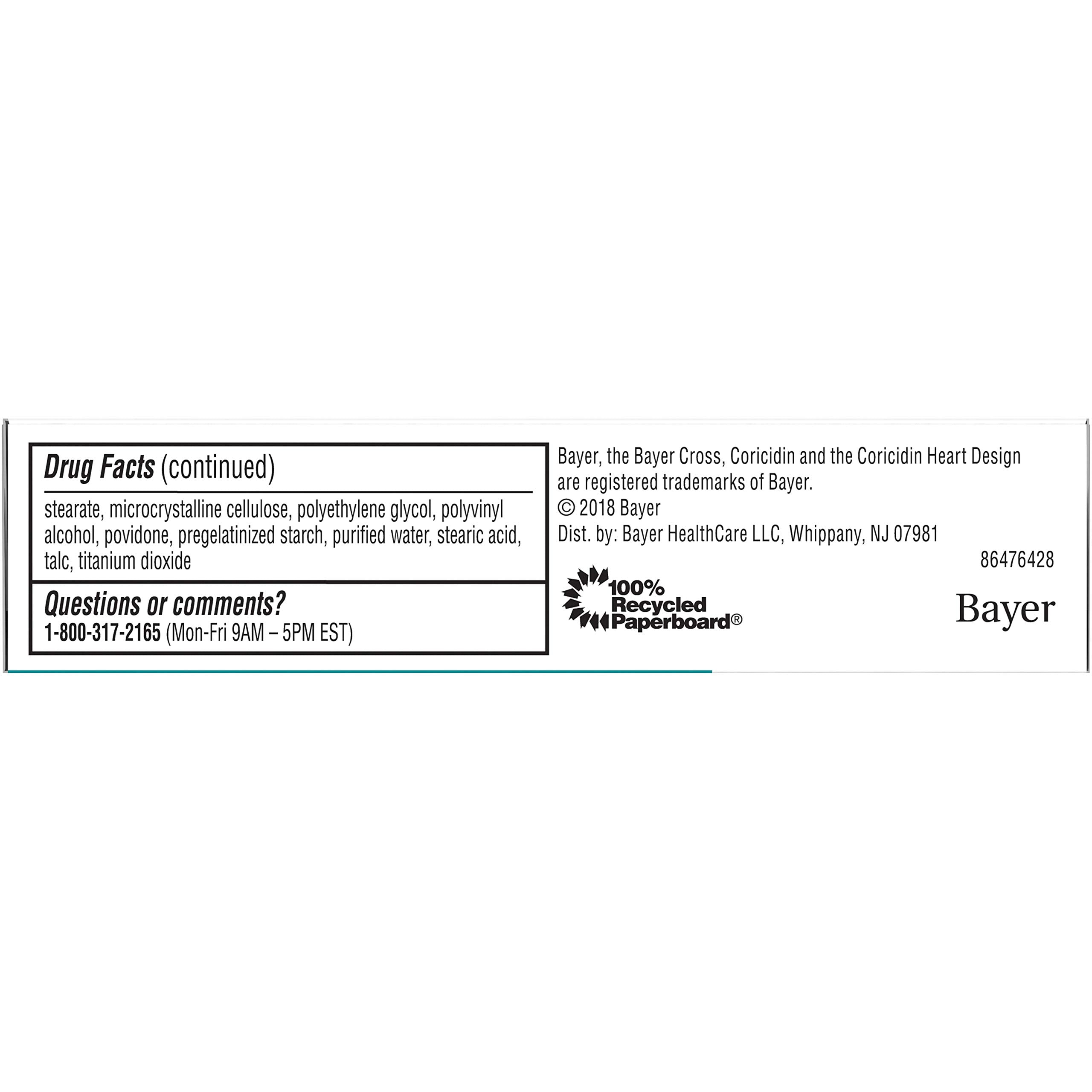 Coricidin HBP Cold and Flu, 10 Count