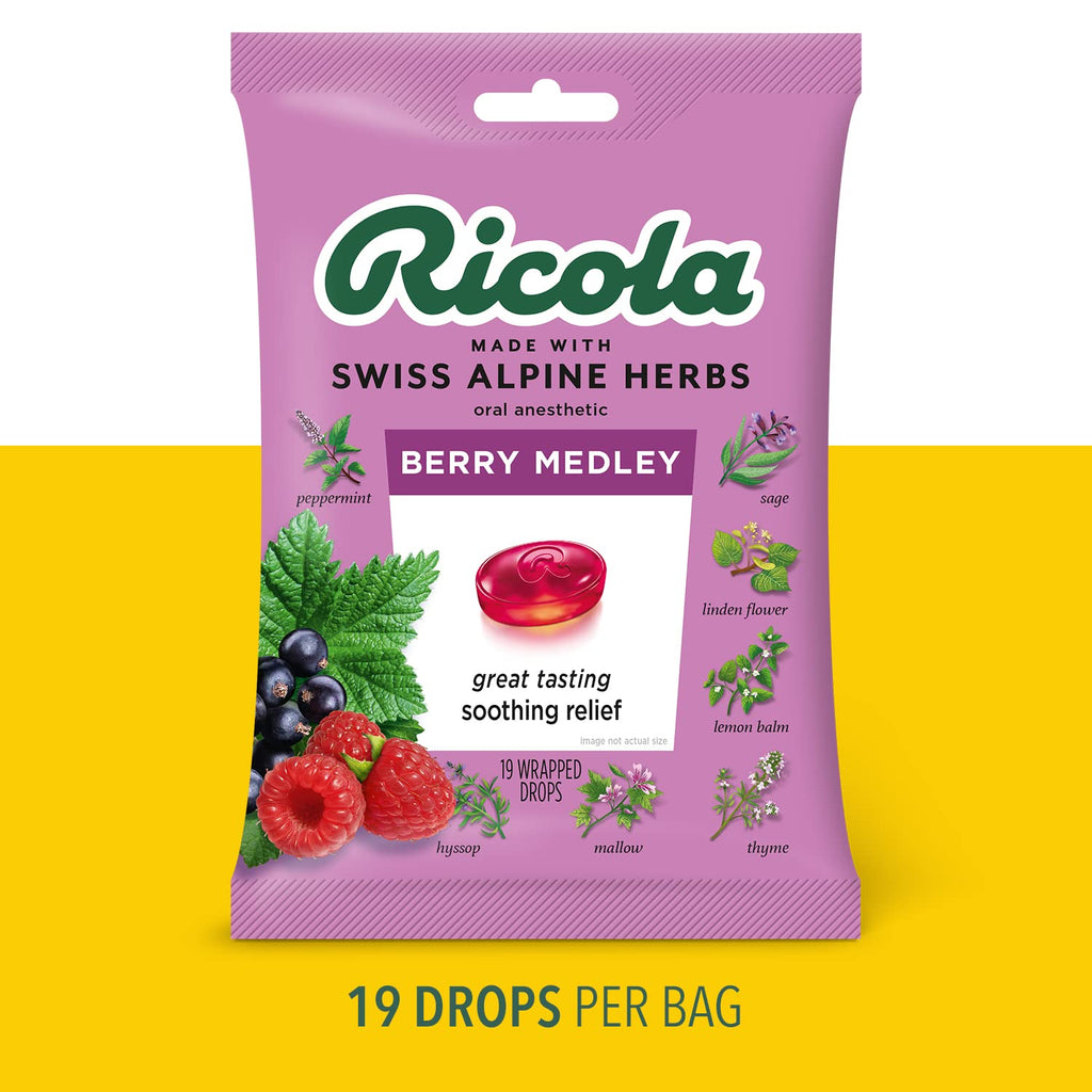 RICOLA THRT DRP BRY MDLY ( 12 X 19 CT   )