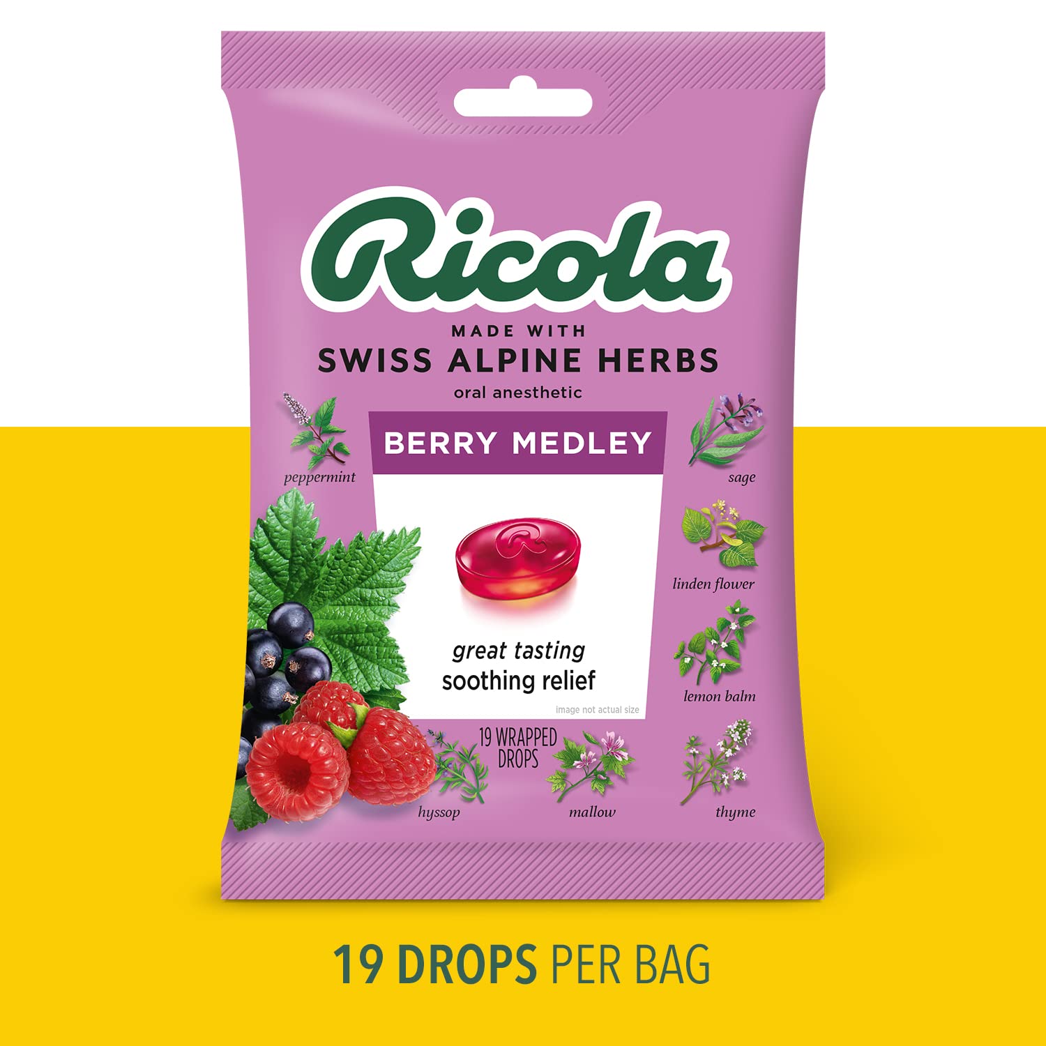 RICOLA THRT DRP BRY MDLY ( 12 X 19 CT   )