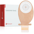 DERAYMI 20 PCS Colostomy Bags Ostomy Supplies One Piece Ostomy Bags, Ostomy Drainable Pouches for Ileostomy Stoma Care Cut-to-Fi