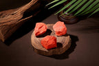 NUKAYAI 2Pcs Red Jasper 1.8-2.2 Large Healing Crystals Stones Natural Raw Rock Rough Crystals Rocks Red Jasper Stone for Wrappin