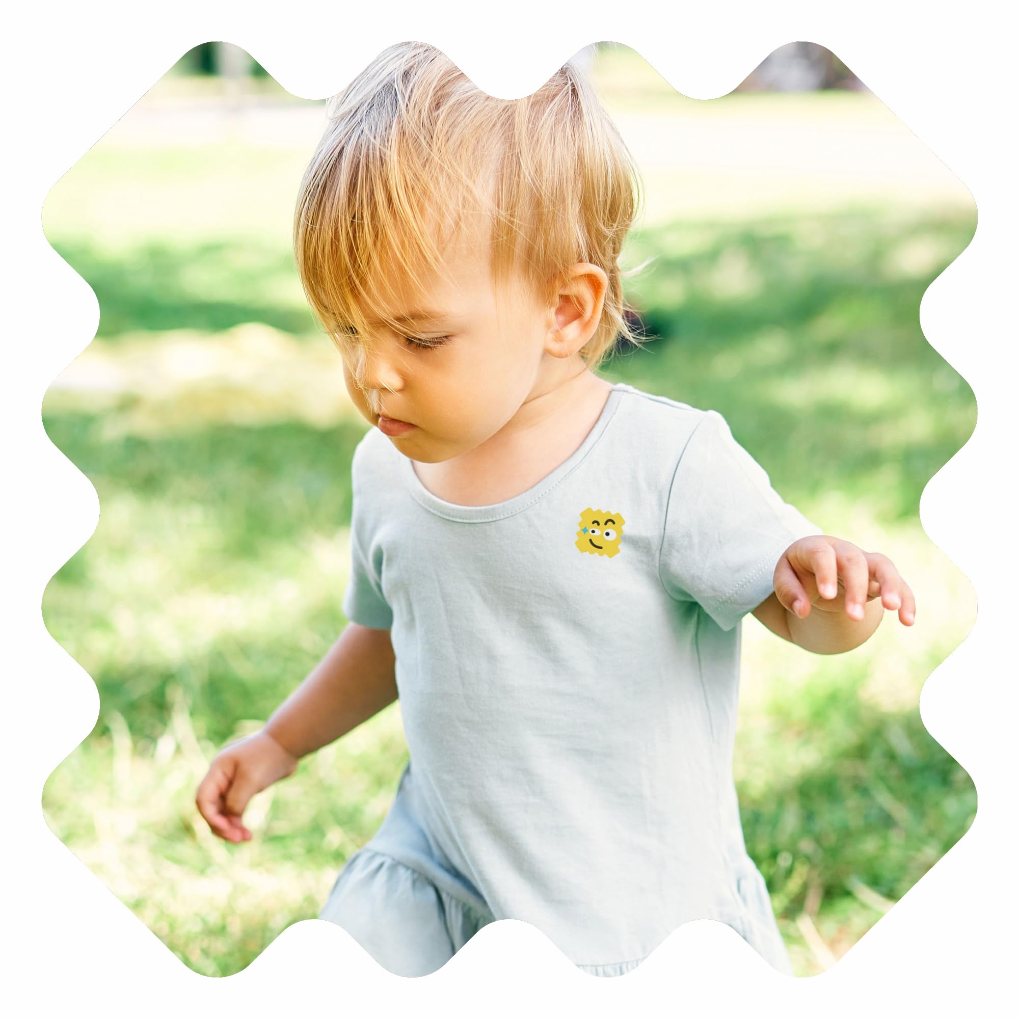 BuzzPatch Mosquito Patch Stickers for Kids (60 Pack) - All Natural, Plant Based Ingredients, Non-Toxic, DEET Free, Citronella Es