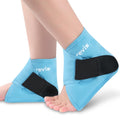 REVIX Ankle Ice Pack Wrap - Reusable Gel Cold Compression for Foot Discomfort, Ice Wrap for Feet Swelling and Recovery, Plantar 