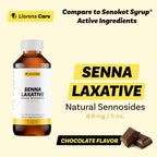 Senna Liquid Sennosides Senna Laxative by Llorens Care 8.8 mg. 5 mL. Made from Natural Sennosides. Liquid Laxative Alleviate Con