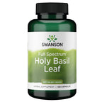 Swanson Holy Basil Leaf (Tulsi) - Stress Support and Well-Being Supplement - (120 Capsules, 800mg Per Serving)