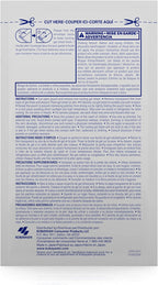 BeKoool Soft Gel Sheets for Kids, White, 4 Count (Pack of 12)