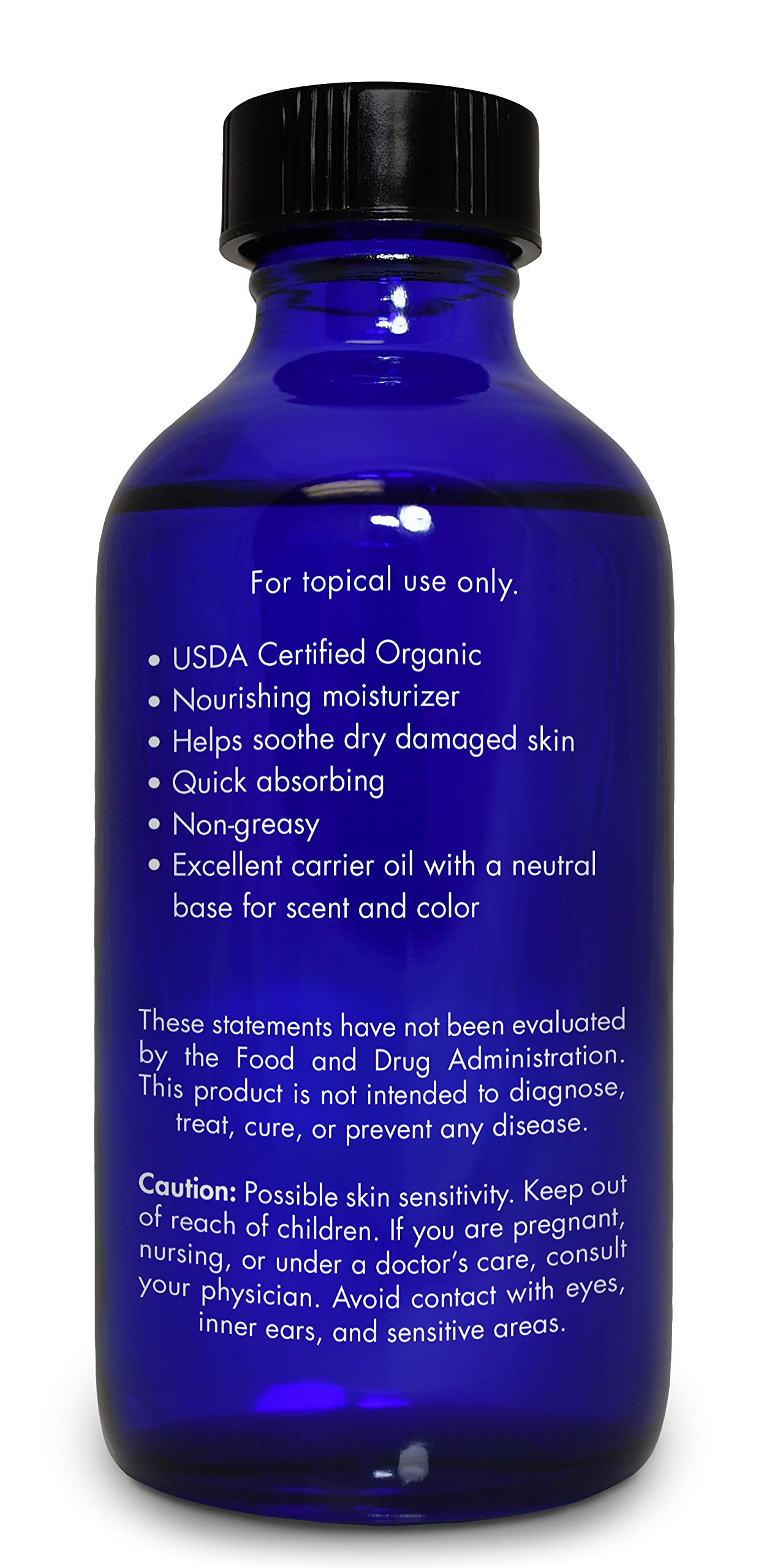 Organic, Fractionated Coconut Oil, for Skin, Essential Oils - 100% Pure, Fractionated Coconut Oil, by Zongle Therapeutics, 4 OZ