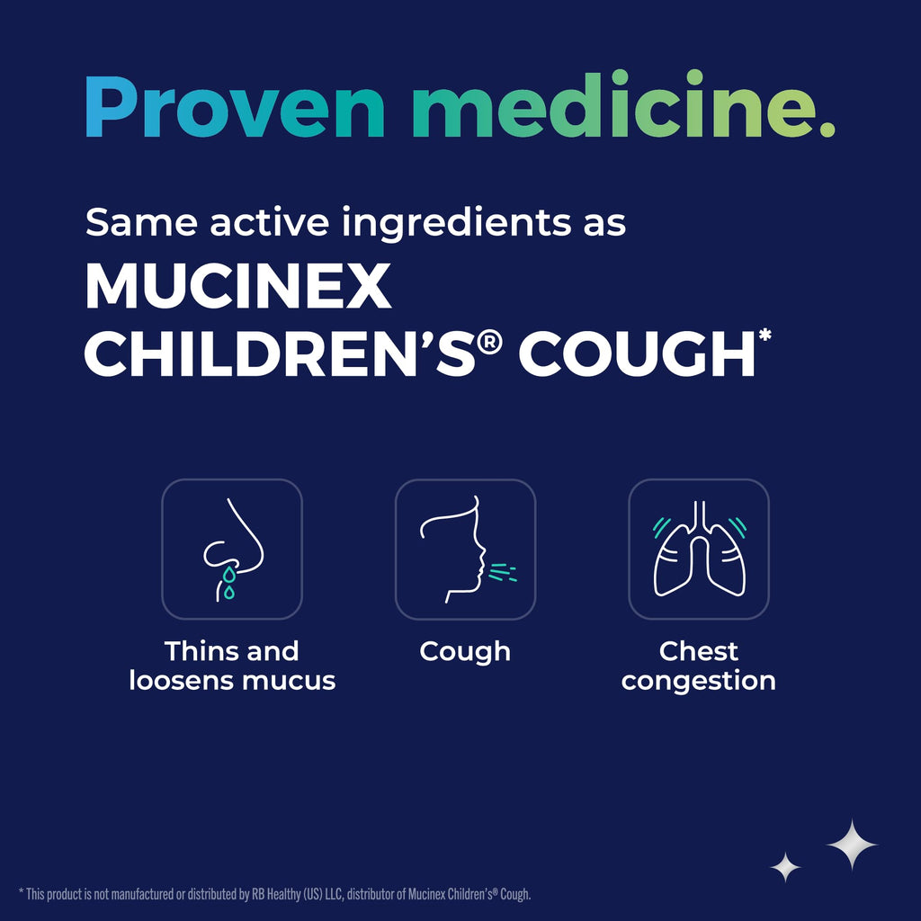 KinderMed Kids Daytime Cough & Congestion Medicine, for Ages 4-11 Years, No Dyes, No Artificial Flavors, No Artificial Sweetene