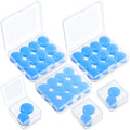 Frienda 21 Pairs Ear Plugs for Sleeping Reusable Moldable Silicone Earplugs Soft Noise Cancelling Earplugs Sound Blocking Ear Pl
