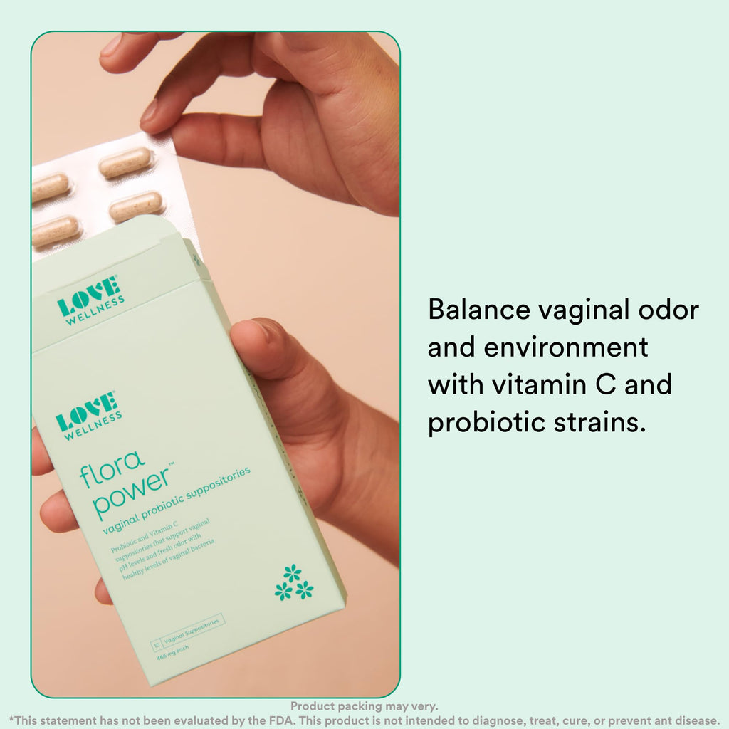Love Wellness The Killer & Flora Power | Vaginal Suppository Duo with Probiotics, Vitamin C & Boric Acid for Vaginal Health | Va