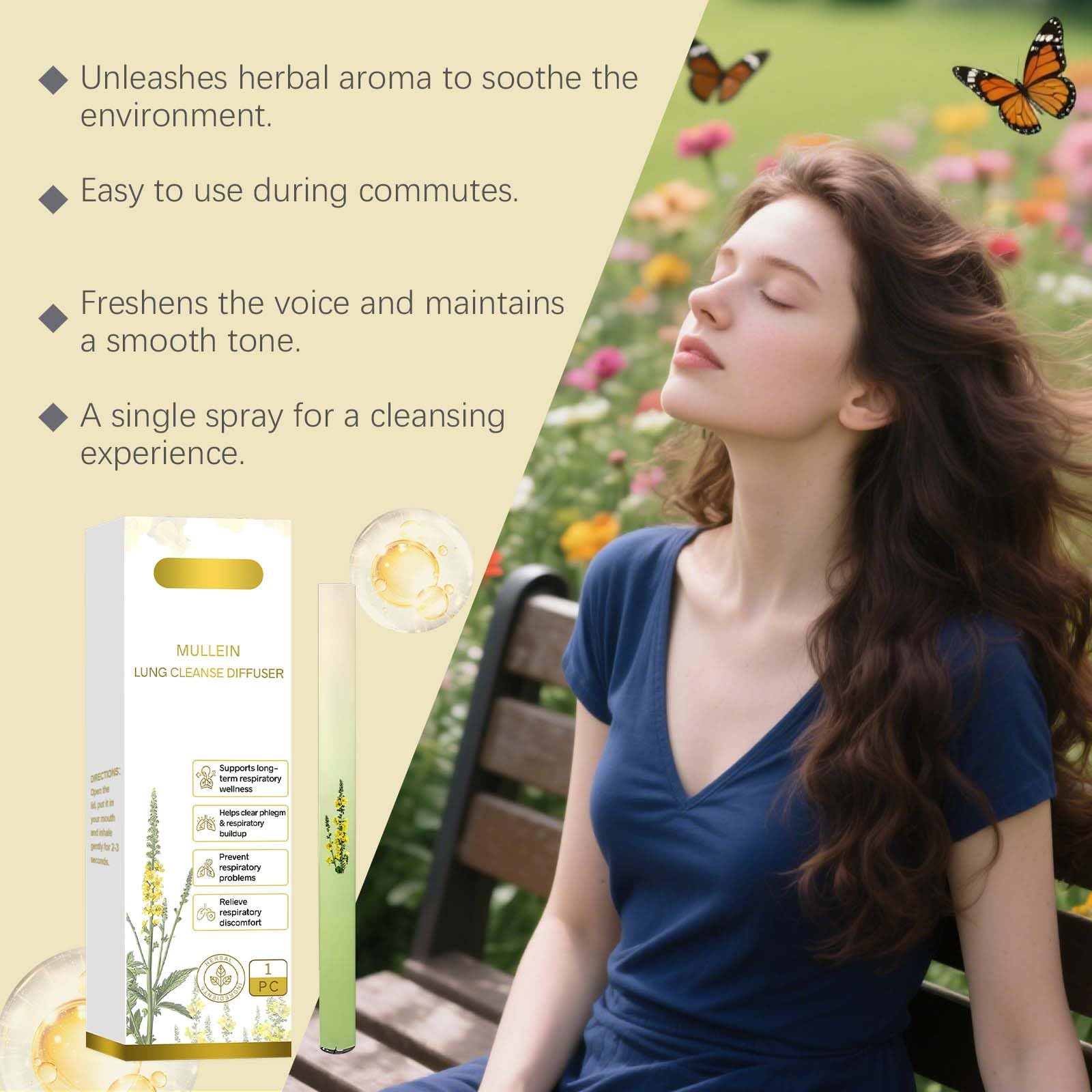 Natural Diffuser Pen,Upgraded Purifier Pens for Sleep Support,Reduced Stress Oral Freshening Breath Diffusers Set,Pocket-Sized D