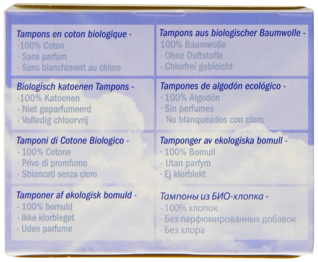 Natracare Tampons, Regard, 3 Packs of 10