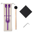 MoResolune 136.1 hz Weighted Tuning Fork for Healing Tone Therapy Purple