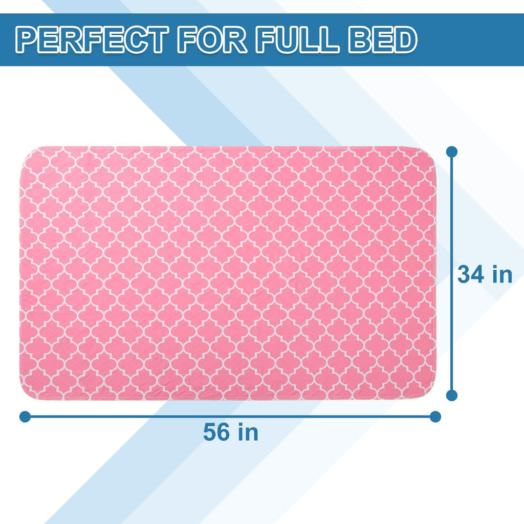 OUTCREATOR 2Pack Bed Pads for Incontinence Mattress Protector Anti-Slip Waterproof Pads (34 x 56) for Toddlers Kids Adults Pets
