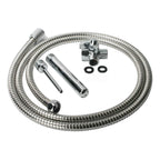 Cleanstream Shower Enema System, 6-Foot Hose, 5-Inch and 3.5-Inch Nozzles, Water Flow Regulator, Rubber Washers, Cleaner Kit for