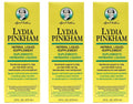 Lydia pinkham liquid to feel better during menstruation and menopause - 16 oz, 3 pack