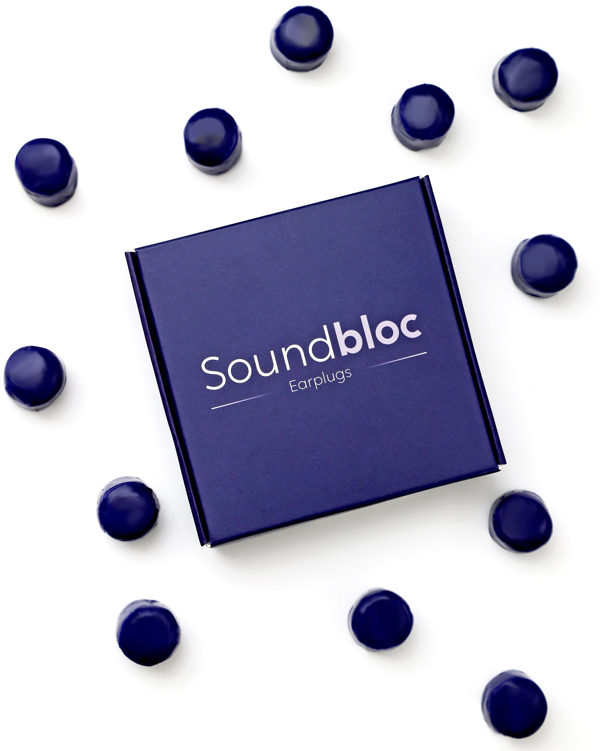 Silicone Ear Plugs for Sleeping by Soundbloc - 1 Year Supply (6 Pairs) - Custom Ear Plugs, Earplugs for Swimming, Soft Ear Plugs