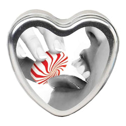 Earthly Body Edible Massage Candle, Mint - 4 oz - 3-in-1 Formula Can Be Used as a Candle, Oil & Moisturizer - Smooths & Nourishe