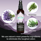 Lumi Outdoors Natural Shoe Deodorizer Spray & Odor Eliminator - Lavender Tea Tree Essential Oil Odor Eater