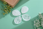 CrystalTears Clear Quartz Crystal Worry Stone Thumble Polished Healing Crystals Pocket Palm Stone Thumb Worry Stones for Anxiety