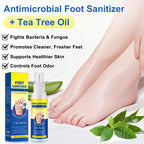 Tea Tree Oil Foot Spray, Clear Foot Spray, Keeps Feet and Shoes Fresh, TeaTree OilSpray for Foot (120ml/4.06 oz)