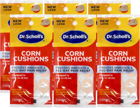 Dr. Scholls Corn Cushions Regular 9 Count (Pack of 6)