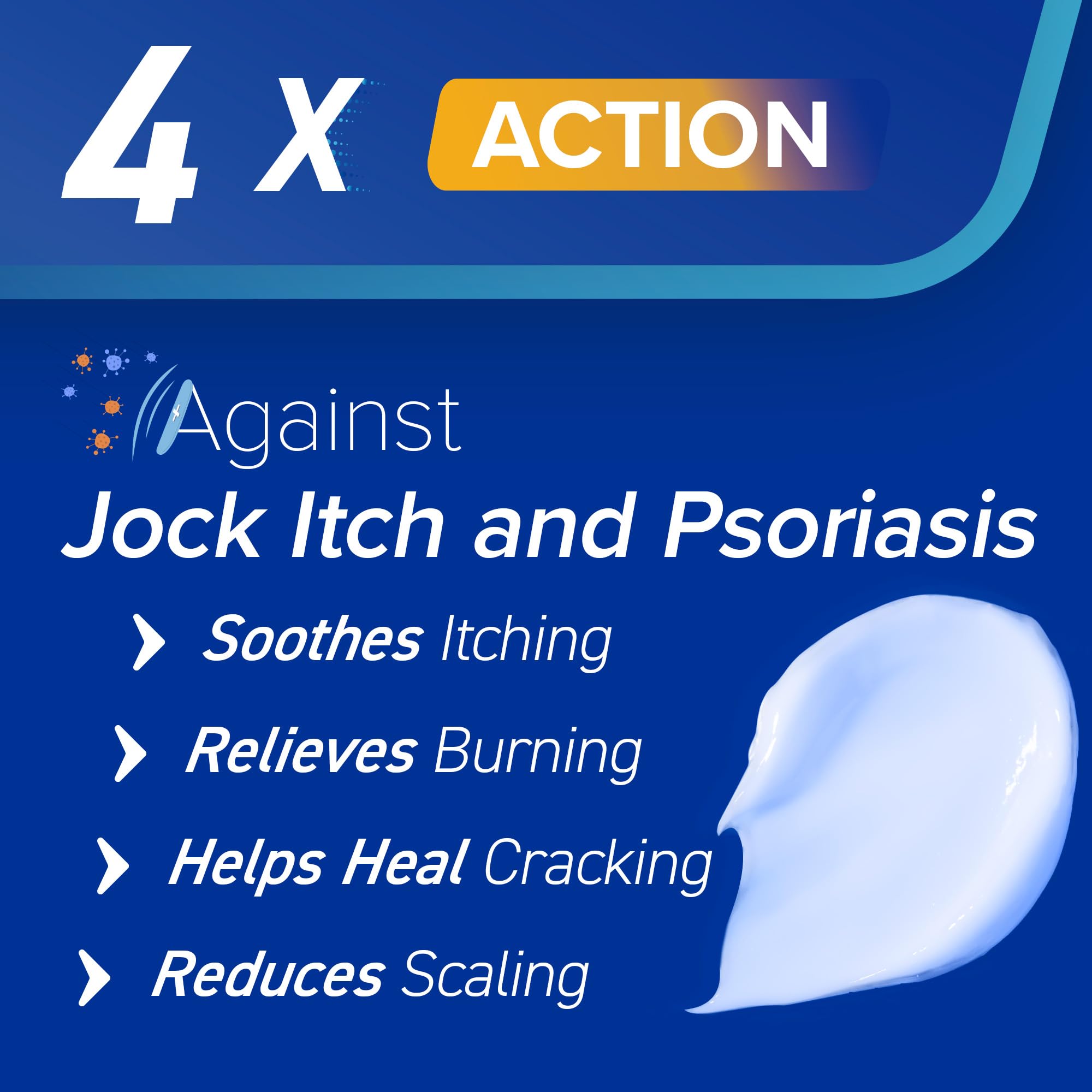 FungiFree Jock Itch Antifungal Cream: Psoriasis and Ringworm Treatment for Skin, Foot & Body - Soothing Itchy Relief for Men and
