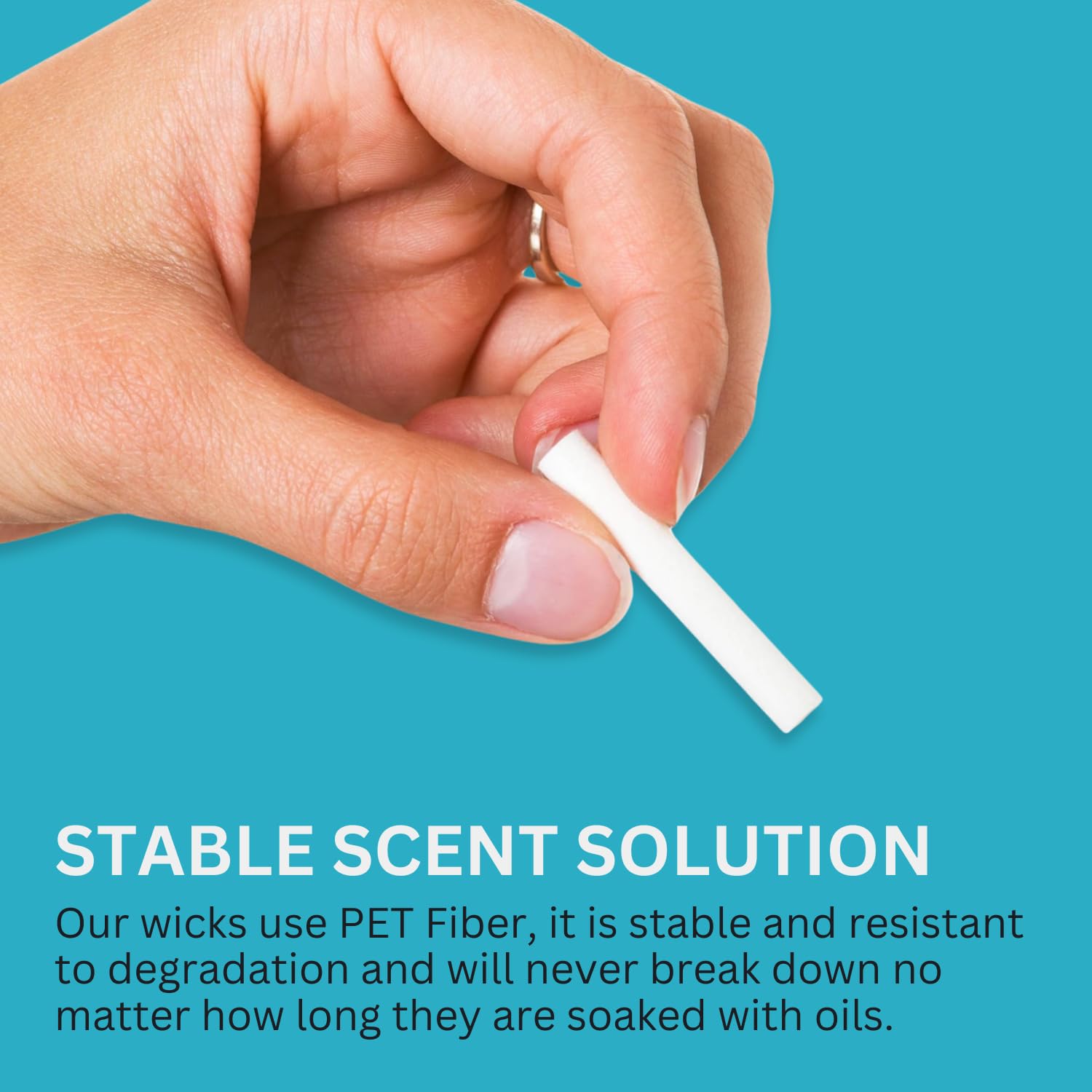 Wild Essentials 12 Pack Fiber Wick Essential Oil Inhaler Refills, 4 cm (1 5/8 inch) Blank Nasal Sticks for On The Go Aromatherap