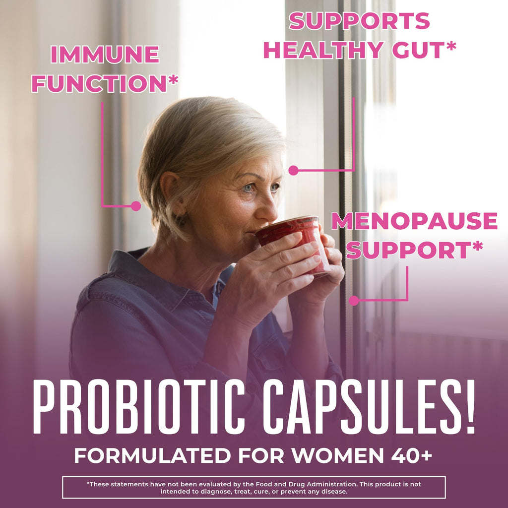 MaryRuth Organics 3-in-1 Daily Health 40+ Probiotics for Women | Clinically Tested | Estrogen Supplement for Women | 50 Billion