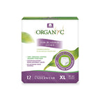 Organyc Bladder Control Underwear for Women - X-Large, 12 Count, Organic Cotton, No Leaks, No Odor, No Irritation