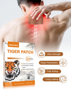 MQFORU Tiger Patches, 40 Pcs Chinese Tiger Plaster, Natural Herbal Adhesive Plasters for Muscle Joint Purposes, Maximum Strength