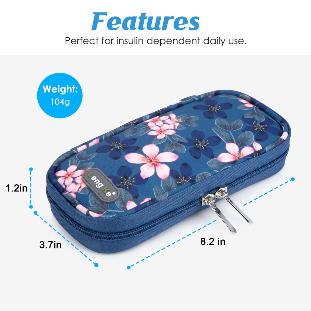 YOUSHARES Insulin Cooler Travel Case TSA Approved Medication Diabetic Supplies Cooler for Travel Refrigerated Medicine Organizer