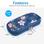YOUSHARES Insulin Cooler Travel Case TSA Approved Medication Diabetic Supplies Cooler for Travel Refrigerated Medicine Organizer