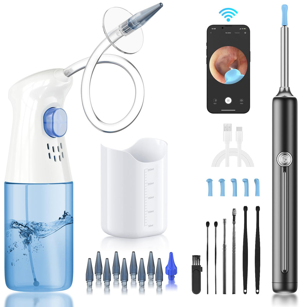 Ear Wax Removal - Ear Cleaner - Ear Camera - FSA HSA Eligible - Ear Wax Removal Kit - Ear Wax Removal Tool Camera - 1080HD Effec