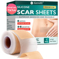 Silicone Scar Sheets,Silicone Scar Tape(1.6''x 60'' Roll-1.5M), Reusable and Effective Scar Removal Sheets, Silicone Scar Remova