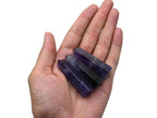 Set of 3 Amethyst, Rose Quartz, Black Tourmaline Crystal Towers ~ Natural Healing Crystal Point Obelisk for Reiki Healing and Cr