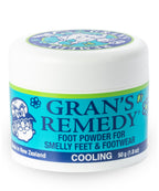 Grans Remedy Natural Shoe Deodorizer and Foot Odor Eliminator Powder for Men, Women, and Kids, Absorb Sweat and Moisture, Neutr