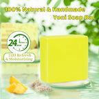 Yoni Oil Yoni Soap Bar Feminine Wash Set, Organic Pineapple Juicy Body Oil Handmade Yoni Bar Soaps for Women Ph Balance, Vagina